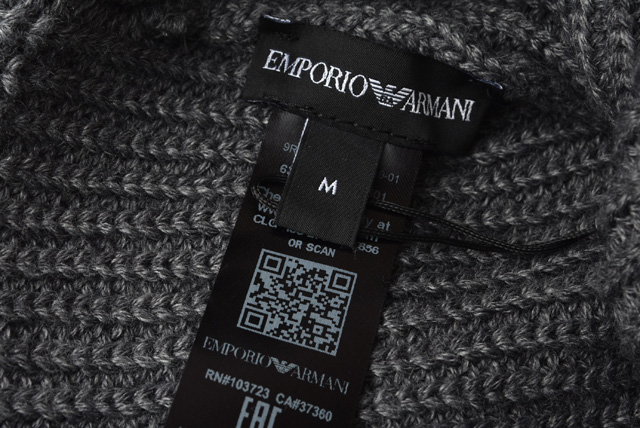 エンポリオアルマーニ ニットキャップ/帽子 EMPORIO ARMANI メンズ ビーニー/ニット帽 ロゴ ムーンロック 637213