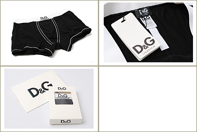 D&G (DOLCE&GABBANA) ドルチェ アンド ガッバーナ アパレル メンズ アンダーウェア レギュラー ボクサーパンツ ブラック